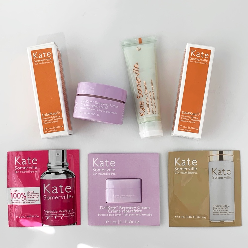 NEW Kate Somerville DeliKate Cream + DELUX SAMPLES